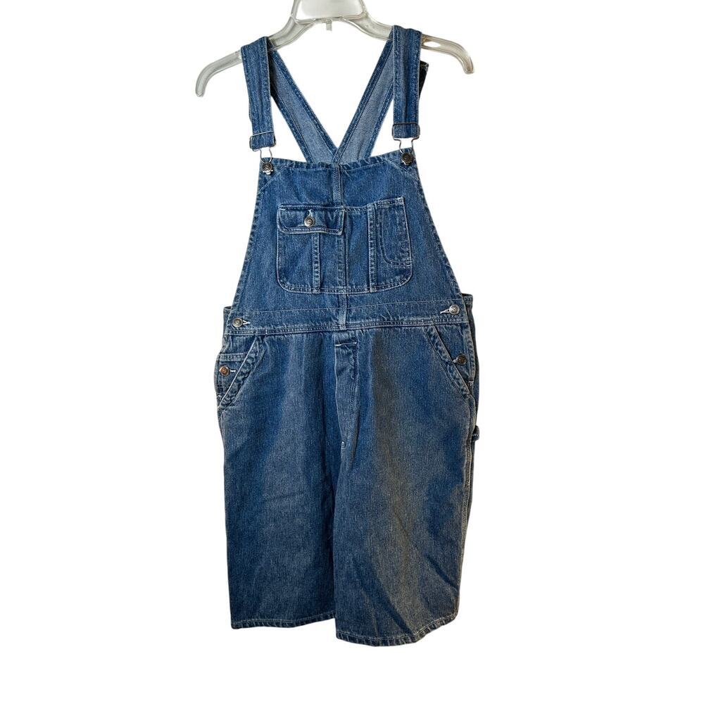 Women’s Denim Short Overalls - Blue